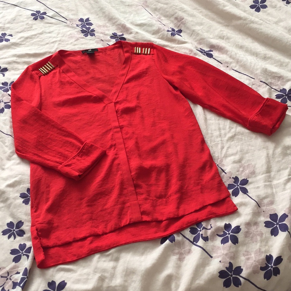 Red blouse from H&M (size 4)